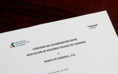 La Asociación firma un nuevo convenio de colaboración con el Banco Sabadell