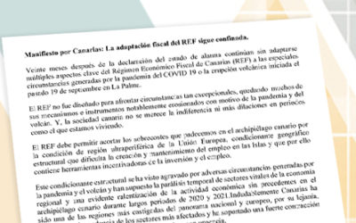 Representantes económicos y sociales de Canarias denuncian que la adaptación fiscal del REF “sigue confinada”