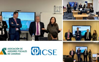 La Asociación de Asesores Fiscales de Canarias visita el centro de formación ICSE