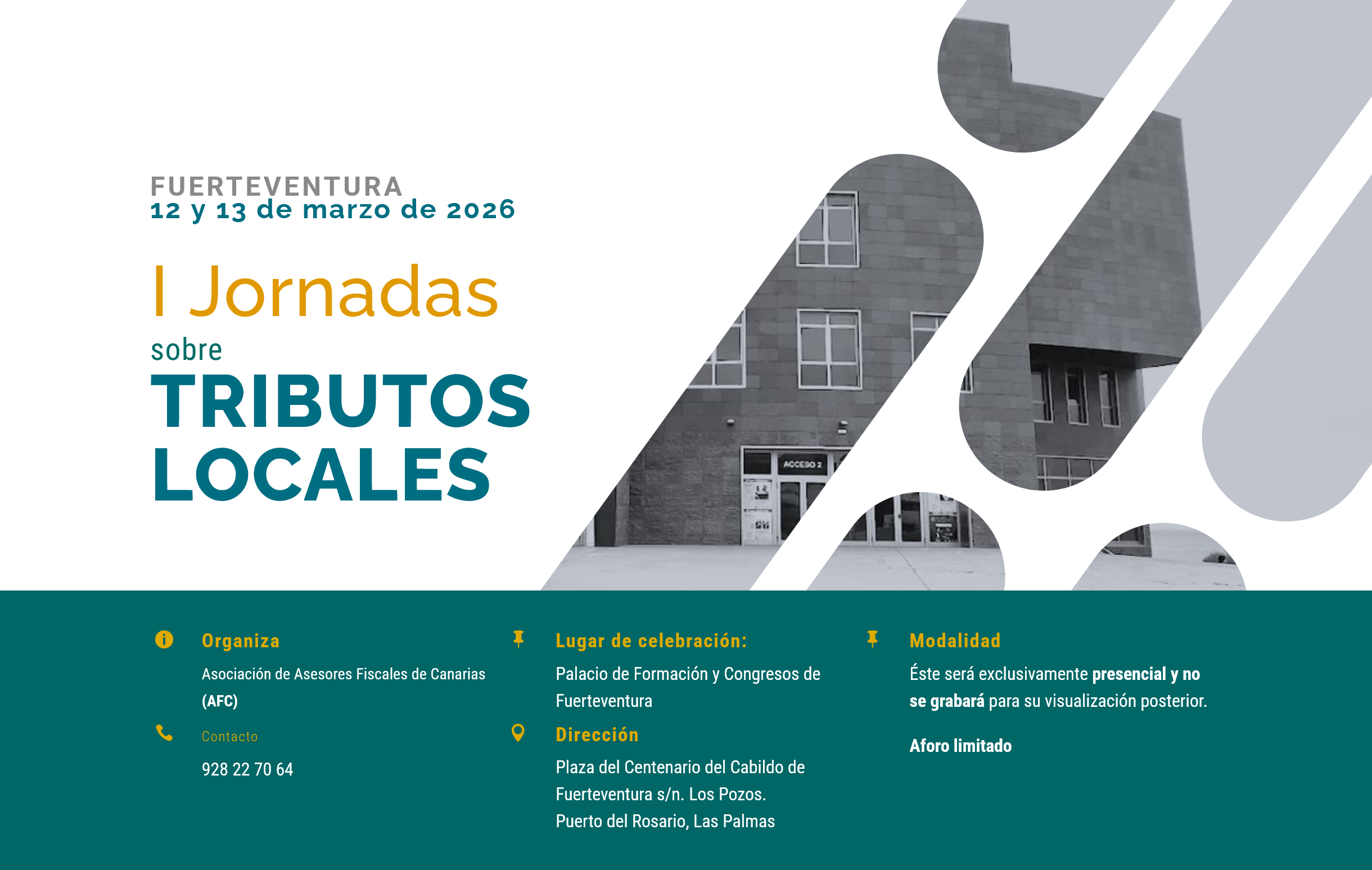 I Jornadas AFC sobre Tributos Locales – 2026